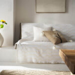 Ριχτάρι Τετραθέσιου 180x350cm GOFIS HOME Clover Polar White 558/16