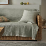 Ριχτάρι Τετραθέσιου 180x350cm GOFIS HOME Calyra Smoke Green 654/07