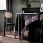 Τραπεζομάντηλο 165x165cm GOFIS HOME Cersei Carbon Black 453/ 14 - Image 2