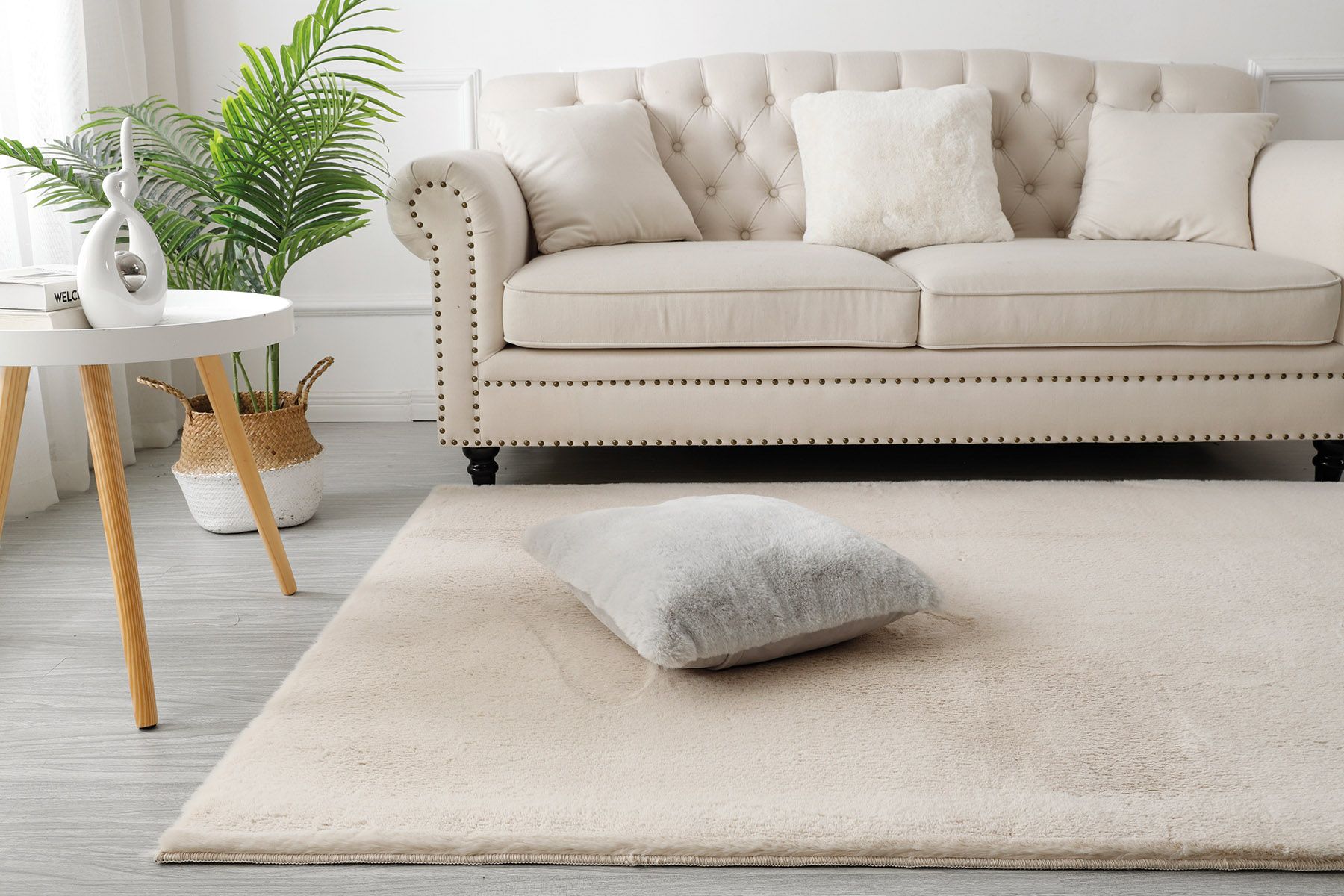 Beauty Home Πατάκι Rabbit Art 9641 80x120 Εκρού
