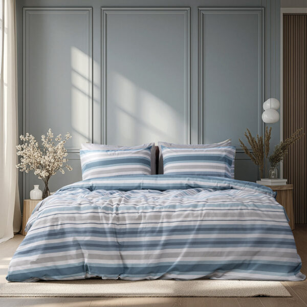 Beauty Home Σετ κουβερλί μονό Moments Αrt 12561 160x230 Σιέλ