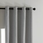 Beauty Home Κουρτίνα Full Blackout σκίασης με 8 κρίκους Elite Art 8392 Light Grey-Νο3 140x270 Ασημί - Image 4