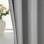 Beauty Home Κουρτίνα Full Blackout σκίασης με 8 κρίκους Elite Art 8392 Light Grey-Νο3 140x270 Ασημί - Image 10