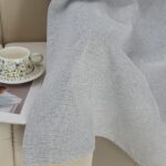 Beauty Home Κουρτίνα Full Blackout σκίασης με 8 κρίκους Elite Art 8392 Silver-Νο4 140x270 Γκρι - Image 9