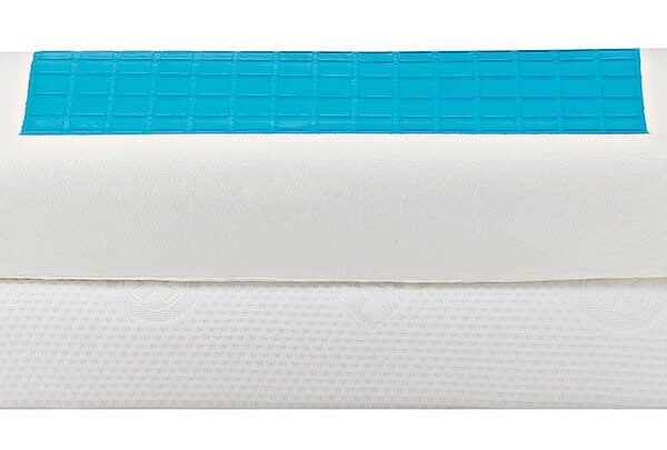 Beauty Home Μαξιλάρι ύπνου Gel Memory Foam Art 4028 Μέτριο 58x38x12 Λευκό