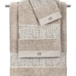 Σετ 3τμχ Πετσέτες Code Caramel-Natural- Guy Laroche