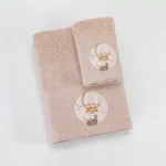 Πετσέτες Σετ 2ΤΜΧ Cutiepies Borea Home Textiles 70 x 120 / 30 x 50 cm